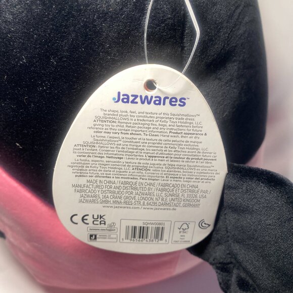 Squishmallows Emily Bat Pink Pumpkin Jack-O-Lantern Plush 12in S12 #184-8 NWT - Picture 9 of 12